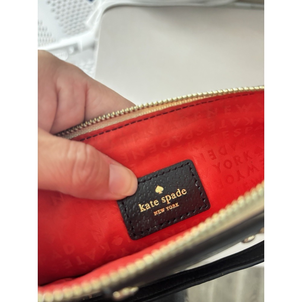Kate Spade White Leather Clutch Purse 0228 - Picture 8 of 11